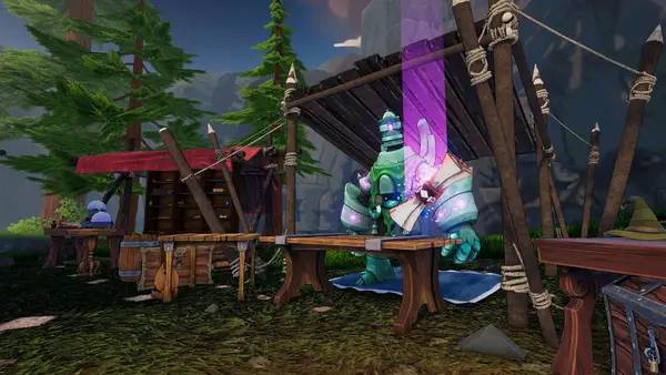 Иллюстрация уровня Vellum с деталями окружения