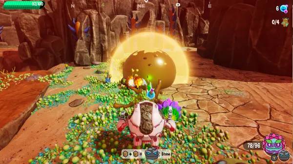 Иллюстрация уровня Virballs с деталями окружения