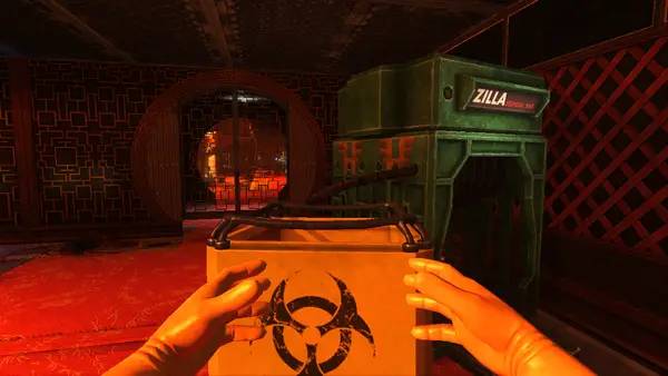 Иллюстрация уровня Viscera Cleanup Detail Shadow Warrior с деталями окружения