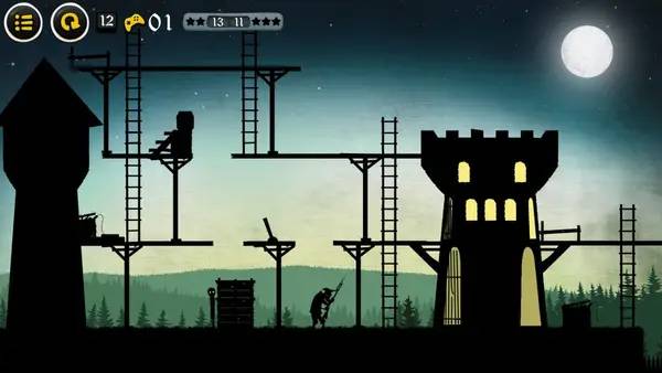 Иллюстрация уровня Vive le Roi с деталями окружения