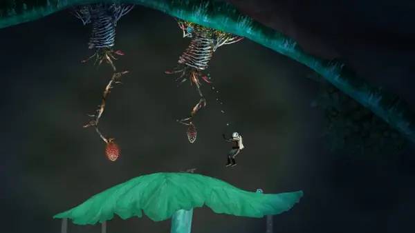 Иллюстрация уровня Waking Mars с деталями окружения