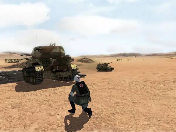 Иллюстрация уровня War Leaders Clash of Nations с деталями окружения