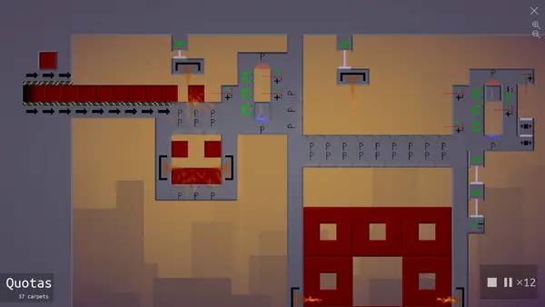 Иллюстрация уровня Warp Factory с деталями окружения