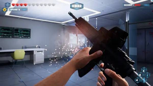 Иллюстрация уровня Waves of Death с деталями окружения