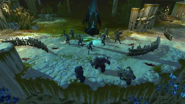 Иллюстрация уровня We Are The Dwarves с деталями окружения