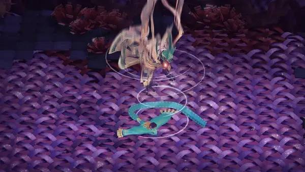 Иллюстрация уровня Weaving Tides с деталями окружения