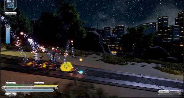 Иллюстрация уровня Where is my Brain! с деталями окружения