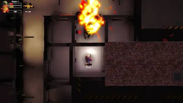 Иллюстрация уровня Whiskey and Zombies  The Great Southern Zombie Escape с деталями окружения