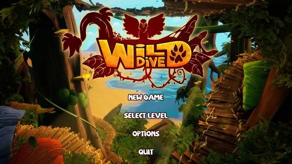 Иллюстрация уровня Wild Dive с деталями окружения