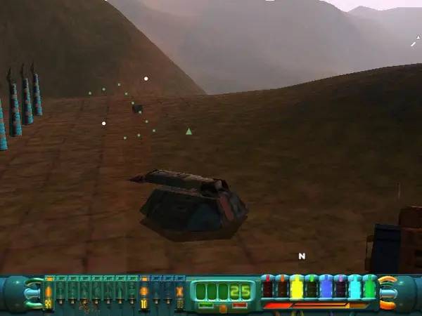 Иллюстрация уровня Wild Metal Country с деталями окружения