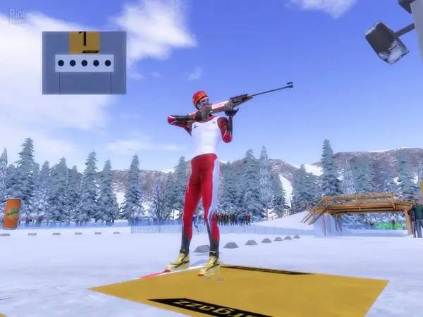 Иллюстрация уровня Winter Challenge 2006 с деталями окружения