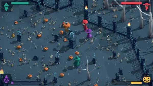 Иллюстрация уровня Wizards Tourney с деталями окружения