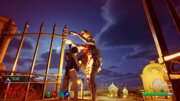 Иллюстрация уровня XOMBEE с деталями окружения