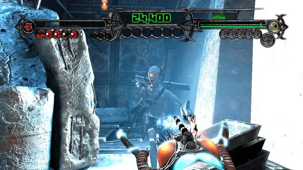 Иллюстрация уровня Xotic с деталями окружения