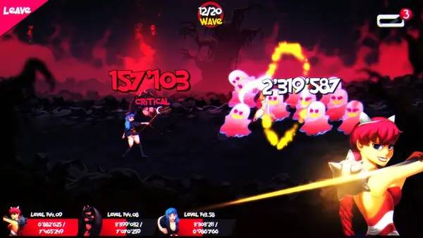 Иллюстрация уровня XP Girls с деталями окружения