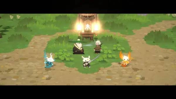 Иллюстрация уровня Yaoling Mythical Journey с деталями окружения