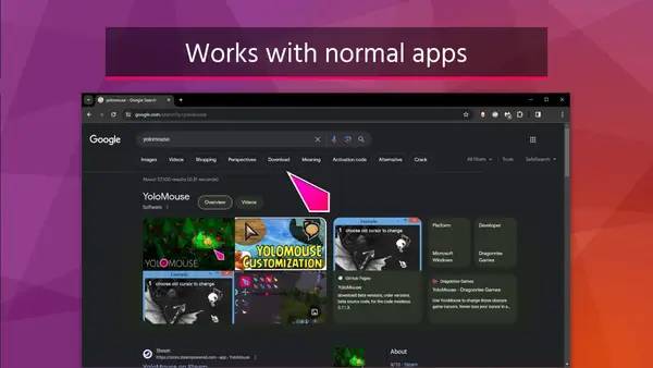 Иллюстрация уровня YoloMouse - Game Cursor Changer с деталями окружения
