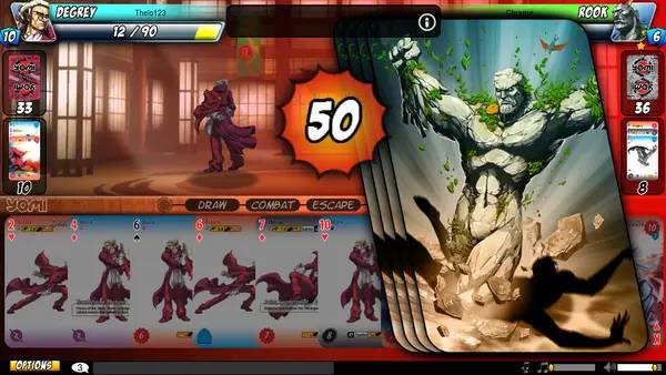 Иллюстрация уровня Yomi с деталями окружения