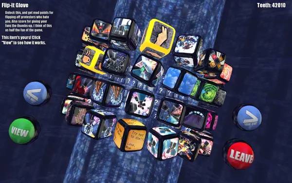 Интерфейс AaAaAA!!! - A Reckless Disregard for Gravity во время прохождения