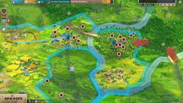 Интерфейс After Inc Revival во время прохождения