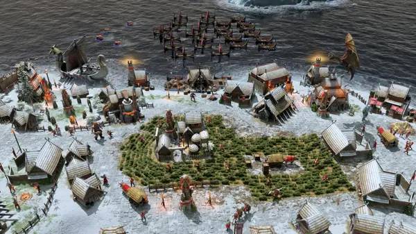 Интерфейс Age of Mythology Retold во время прохождения
