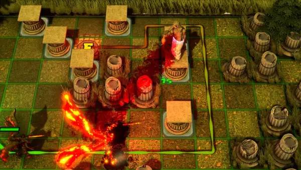 Интерфейс AMazing TD во время прохождения