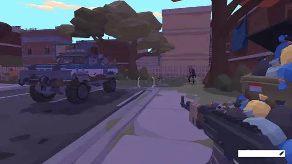 Интерфейс Among the zombies во время прохождения