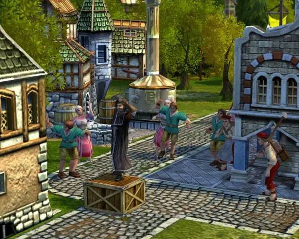 Интерфейс Anno 1701 во время прохождения