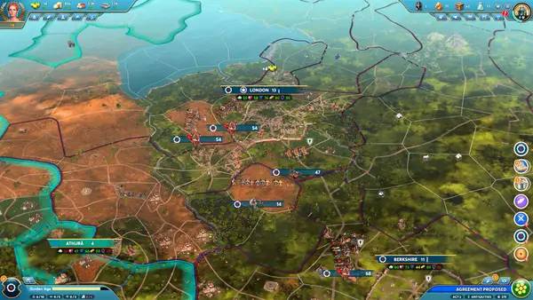 Интерфейс Ara History Untold во время прохождения