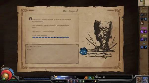 Интерфейс Archmage Rises во время прохождения