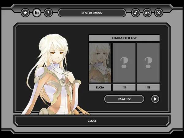 Интерфейс Area-X во время прохождения