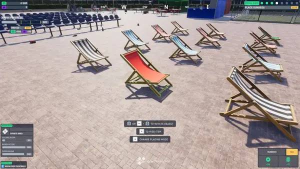 Интерфейс Arena Renovation во время прохождения