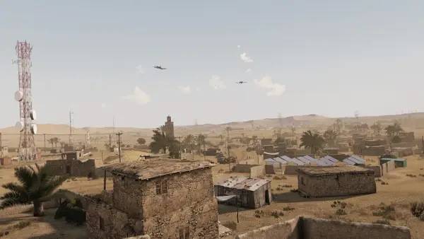 Интерфейс Arma 3 Western Sahara во время прохождения