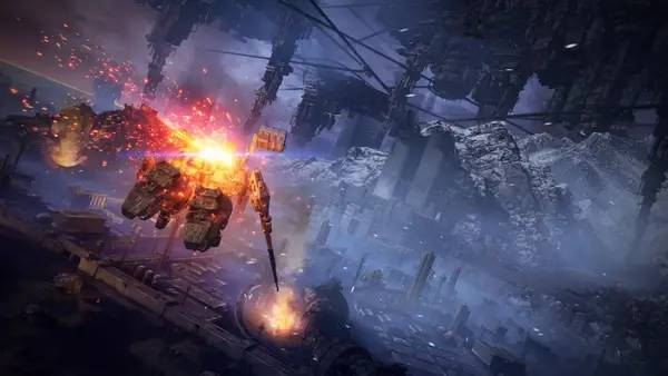 Интерфейс ARMORED CORE 6 FIRES OF RUBICON во время прохождения