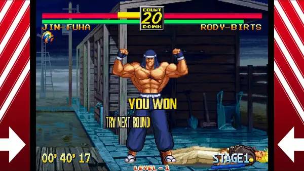 Интерфейс Art of Fighting 3  The Path of The Warrior во время прохождения