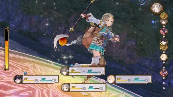 Интерфейс Atelier Firis The Alchemist and the Mysterious Journey DX во время прохождения