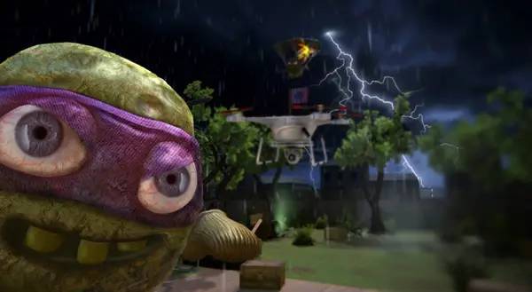 Интерфейс ATTACK OF THE EVIL POOP VR во время прохождения