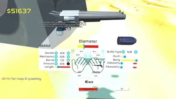 Интерфейс BadLands RoadTrip во время прохождения