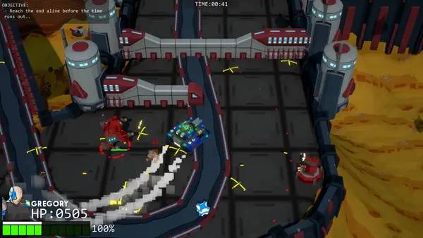 Интерфейс Bandits во время прохождения