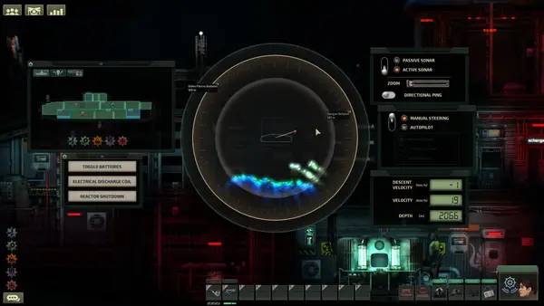 Интерфейс Barotrauma во время прохождения