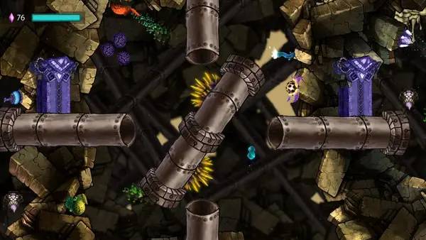 Интерфейс Beatbuddy Tale of the Guardians во время прохождения