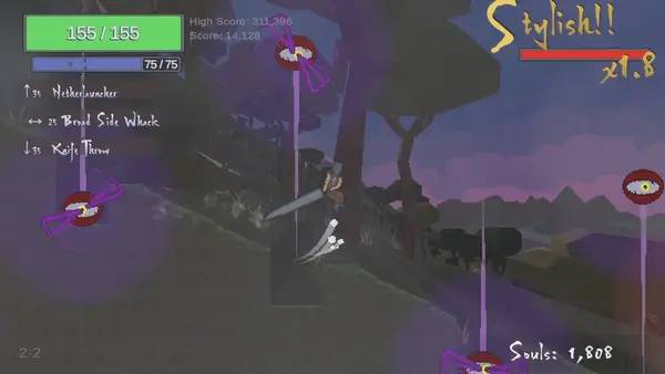 Интерфейс Berserker's Descent во время прохождения