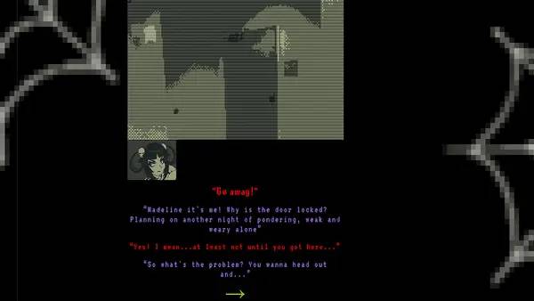 Интерфейс Big Tiddy Goth GF Simulator во время прохождения