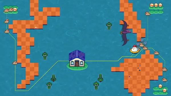 Интерфейс BigChick во время прохождения