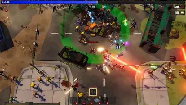 Интерфейс Biters and Bullets Prologue во время прохождения