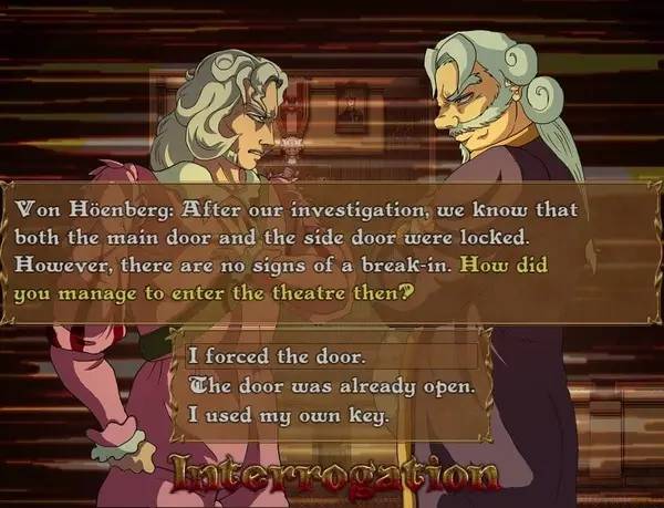 Интерфейс Blood Opera Crescendo во время прохождения