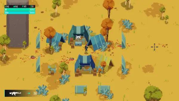 Интерфейс Blood Running во время прохождения