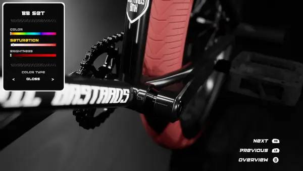 Интерфейс BMX Bastards во время прохождения