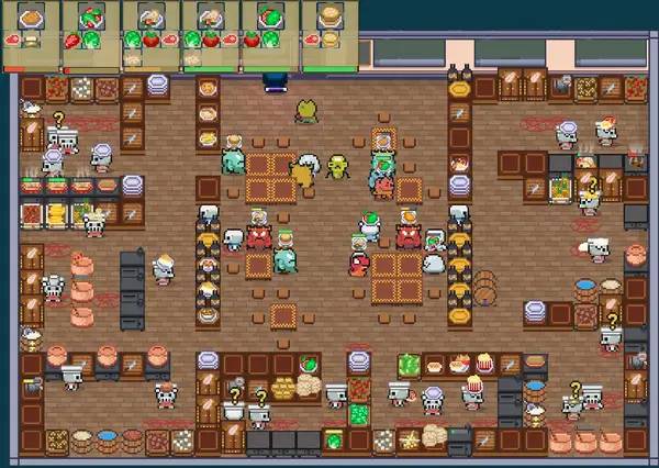 Интерфейс Bone's Cafe во время прохождения