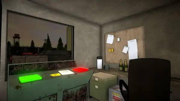 Интерфейс Border Force во время прохождения